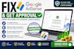 fix google adsense and get approval