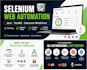 automate your web application using selenium java, python, testng