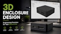 custom 3d enclosure pcb enclosure electronic case electronic housing