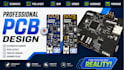 design pcb prototype, pcb layout, schematic and circuit design