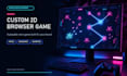 build a custom 2d browser arcade game in HTML5