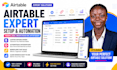setup airtable automation,airtable database crm,airtable design,softr expert