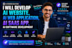 develop ai website, ai web application, ai saas app, ai software development