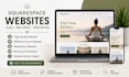 build squarespace yoga studio website wellness coach website meditation website
