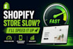 shopify speed optimization increase shopify pagespeed fix shopify loading time
