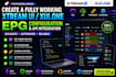 create a fully working xtream ui, xui one, epg configuration, api integration