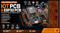 design iot pcb, esp32 pcb, circuit schematic and pcb layout