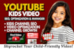 do kids youtube video seo, optimization, manager for growth