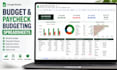 create custom budget and paycheck spreadsheet in google sheets or excel for you