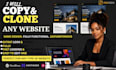 copy clone any website to wordpress, shopify or webflow