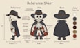 create custom plushie reference sheets for stuffed animal characters