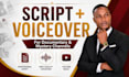 script and voice your faceless youtube video