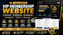 build a professional VIP membership website with paid access