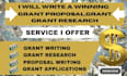 write a winning grant proposal and grant research