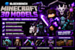 create custom minecraft blockbench models, mobs, items and characters