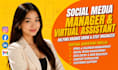 social media virtual assistant instagram executive virtual assistant data entry