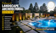 do landscape design, architectural site plan, garden and backyard design