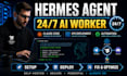 install and setup hermes agent openclaw with claude code ai agent  vps mcp