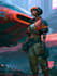 sci fi character illustration or sci fi character