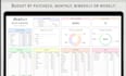 design editable google sheets, excel budget expense tracker and invoice template