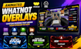 design animated whatnot overlay and obs stream graphics
