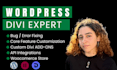 fix divi wordpress errors, bugs, and design your professional business website