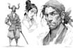 sketch any character in any way