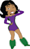 create a freestyled vector art cartoon illustration