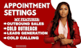 b2b cold calling lead generation appointment setting outbound sales call sdr