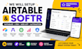 setup airtable database softr client webapp airtable crm automation consultant