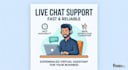 be your professional live chat support and virutal assistant