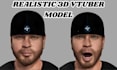 create hyper realistic 3d vtuber model, vrchat, vrm model vseeface for streaming