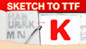 convert your sketches or handwriting into custom font ttf otf