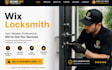design wix lockmith website emergency lock repair key replacement website setup