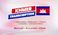 transcribe khmer audio and video into text