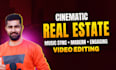 do real estate video editing, property tours, reels and promos