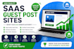 find  high quality saas guest post sites and backlinks