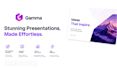 create professional gamma ai presentations