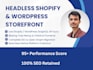 develop headless shopify store in nextjs with custom design