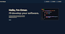 build a static or react landing page, personal site or blog