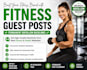 publish fitness guest posts with dofollow backlinks