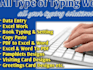 do fast sinhala and english typing and data entry