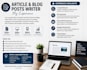 write article and blog posts