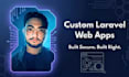 develop custom laravel php web application from scratch