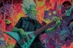 draw stoner rock, heavy metal, psychedelic art
