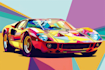 create you car wpap pop art