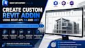 create custom revit addin using revit API, c and net