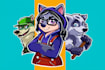 design cute mascot and cartoon character logo