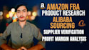 do amazon fba product research and alibaba sourcing
