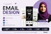 do HTML email template design with stripo brevo mailchimp